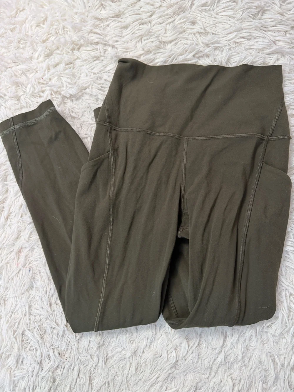 Lululemon Align High-Rise Pant with Pockets Dark Olive